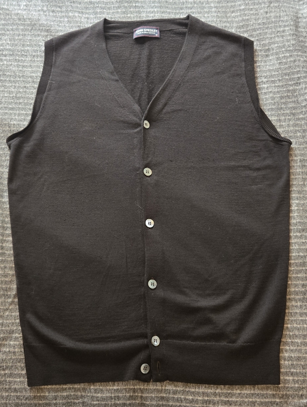 John Smedley Dark Brown Sz M